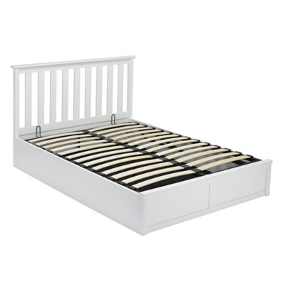 Oxford Ottoman Double Bed White