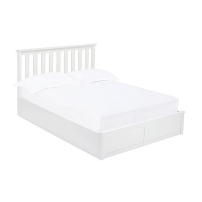 Oxford Ottoman Kingsize Bed White