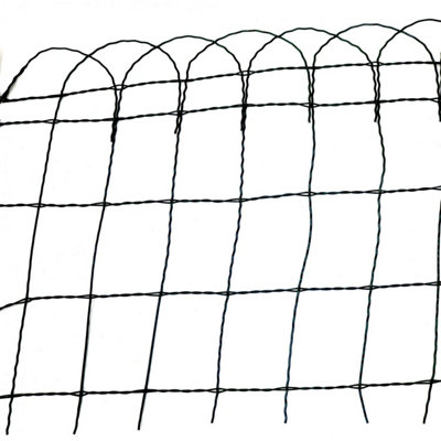 Oypla 10m x 650mm Garden Lawn Border Edging Fencing PVC Coated Wire