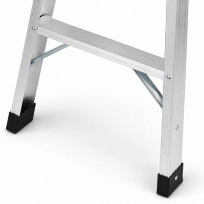Oypla 150kg Folding Aluminium Work Platform Step Up Bench Ladder EN131