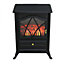 Oypla 1850W Log Burner Flame Effect Electric Fireplace Stove Heater