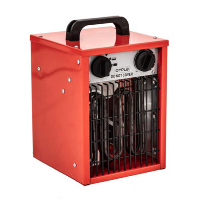 Oypla 2kW Electric Industrial Garage Space Fan Heater DIY at B&Q