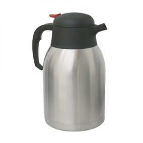 Oypla 2L Stainless Steel Airpot Insulated Vacuum Thermal Flask Jug