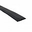 Oypla 2m Black Rubber Floor Cable Protector Safety Trunking Ramp