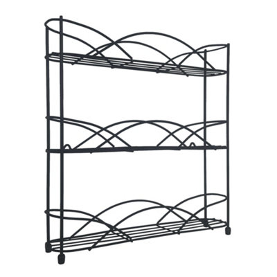 Oypla 3 Tier 21 Jar Freestanding Spice Herb Rack Organiser Kitchen Storage