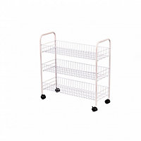 Oypla 3 Tier Kitchen Storage Organiser Fruit Vegetable Basket Trolley Cart with Wheels