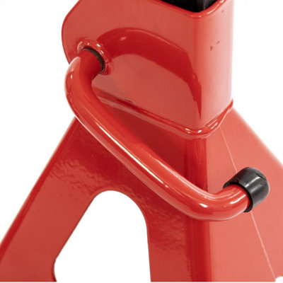 Oypla 3 Ton Heavy Duty Ratchet Jack Lifting Axle Stands - Set of 2