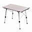 Oypla 3ft Adjustable Portable Folding Outdoor Aluminium Camping Kitchen Work Top Table
