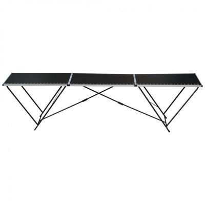 Oypla 3m Aluminium Folding Wallpaper Pasting Decorating Table