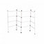 Oypla 4 Section Indoor Folding Airer Laundry Hanger Drying Rack