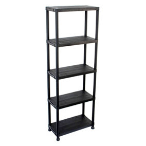 Plastic freestanding deals shelving unit