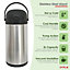 Oypla 5L Stainless Steel Airpot Insulated Vacuum Thermal Flask Jug