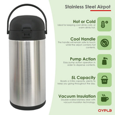 5 litre vacuum best sale flask