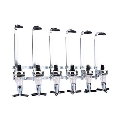 Oypla 6 Bottle Wall Mounted Spirit Drink Dispenser Bar Shot Optics Measurer