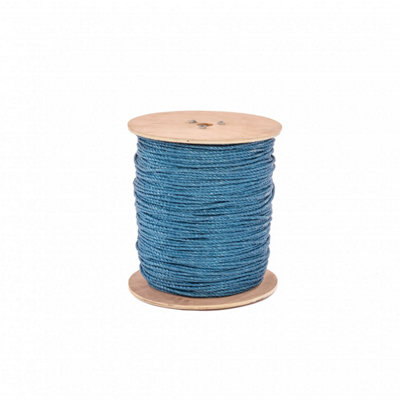 Oypla 6mm x 500m Blue Heavy Duty Poly Rope Coils Polypropylene PP