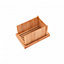 Oypla Bamboo Wooden Bread Slicer Chopping Cutting Board with Crumb Catcher