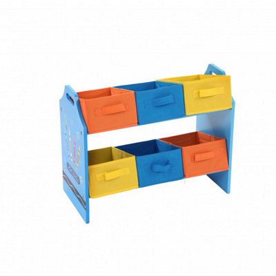 Oypla Childrens Crayon Organisation Toy Games Storage Unit Basket