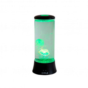 Oypla Colour Changing LED Water Jellyfish Novelty Mood Light Lamp Aquarium Tank