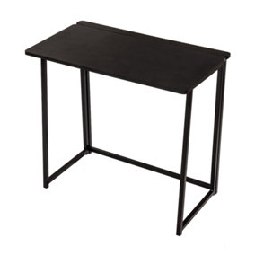Oypla Compact Folding Writing Computer Desk Home Office Worktop Table with Metal Legs