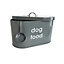 Oypla Dog Food Bin Storage Tin Container with Scoop