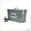Oypla Dog Food Bin Storage Tin Container with Scoop