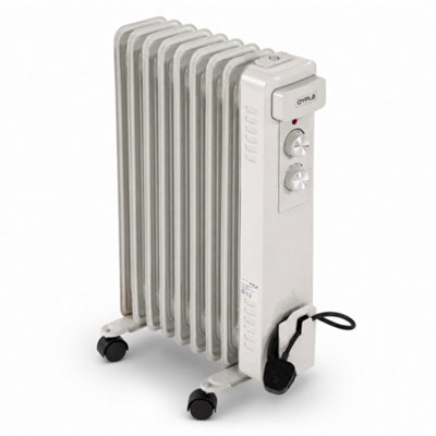 Oypla Electrical 2000W 9 Fin Portable Oil Filled Radiator Electric Heater |  DIY at Bu0026Q