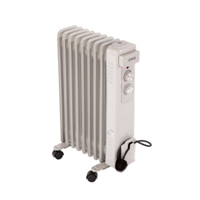 Oypla Electrical 2000W 9 Fin Portable Oil Filled Radiator Electric Heater