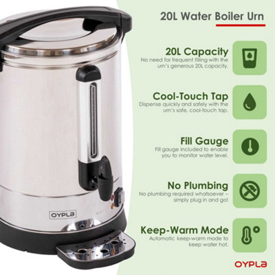 Hot water boiler for store tea and coffee