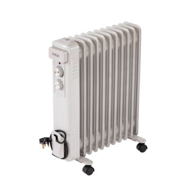 Oypla Electrical 2500W 11 Fin Portable Oil Filled Radiator Electric Heater Price Comparisons | Compare The Build