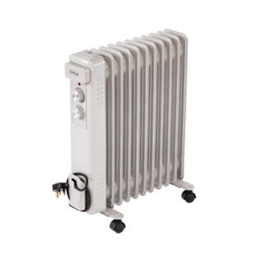 Oypla Electrical 2500W 11 Fin Portable Oil Filled Radiator Electric Heater