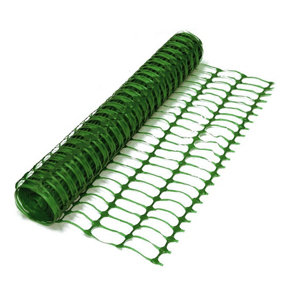 Oypla Heavy Duty Green Safety Barrier Mesh Fencing 1mtr x 15mtr