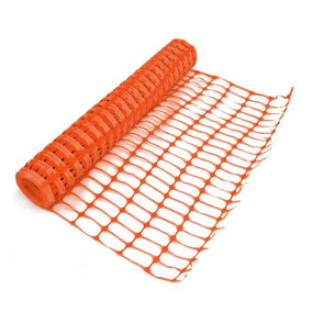 Oypla Heavy Duty Orange Safety Barrier Mesh Fencing 1mtr x 15mtr