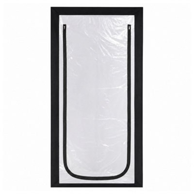 Oypla Heavy Duty Reusable Zip Door Dust Barrier Guard Protection Kit