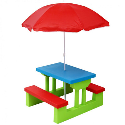 Childrens plastic picnic deals bench