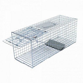 Oypla Large Humane Animal Rodent Rat Pest Trap Cage - 66 x 23 x 26cm