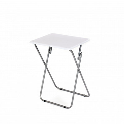 Folding snack tables on sale with stand