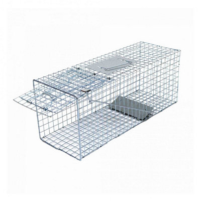 Oypla Medium Humane Animal Rodent Rat Pest Trap Cage - 61.5 x 19 x 21cm