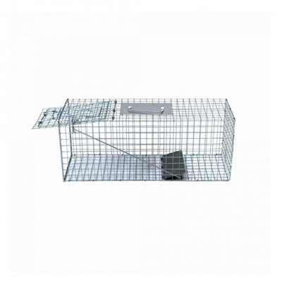 Oypla Medium Humane Animal Rodent Rat Pest Trap Cage - 61.5 x 19 x 21cm