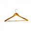 Oypla Pack of 20 Wooden Clothes Garment Coat Suit Hangers with Trouser Bar