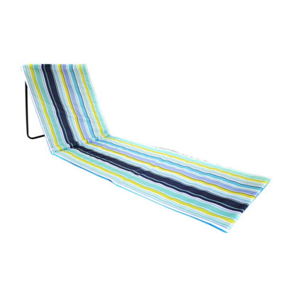 Folding beach mat and sun online lounger