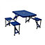 Oypla Portable Folding Outdoor Picnic Pit Table and Bench Set 4 Seats