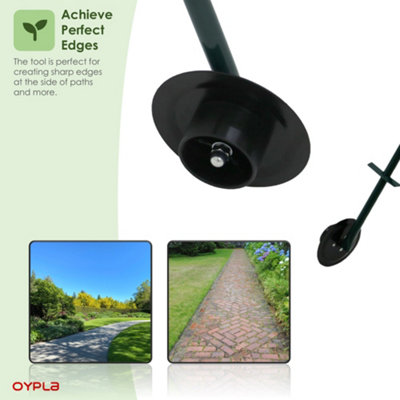 Rolling grass edger discount