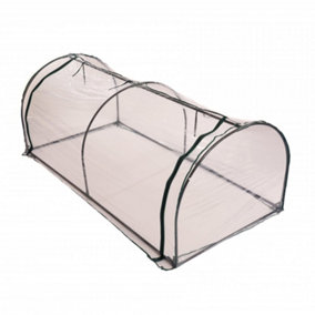 Oypla Small Tunnel Growhouse Garden Plant Greenhouse with PVC Cover - 200x100x80cm