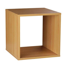 Oypla Storage Cube 1 Tier Wooden Shelf Bookcase Shelving Storage Rack