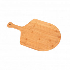 Oypla Traditional Wooden Bamboo Pizza Peel Spatula Paddle 12 x 13"