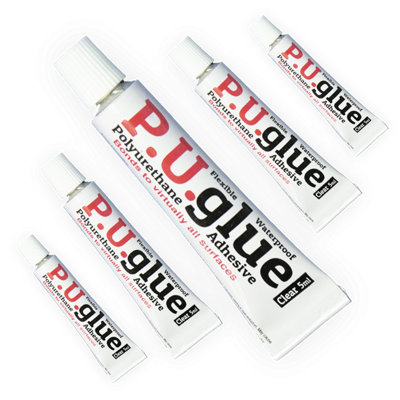 P.U. Glue Polyurethane Adhesive, 5g (Pack of 5) - Strong, Durable and Flexible Adhesive: Ideal for Many Repairs