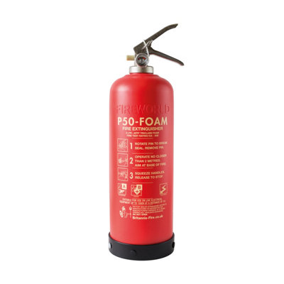 P50 Service-Free 2kg Foam Fire Extinguisher Price Comparisons | Compare The Build