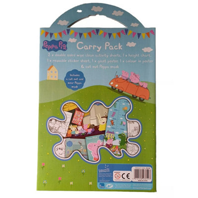 pa Pig Characters Art Carry Case Multicoloured (One Size)