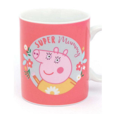 pa Pig Super Mummy Mug and Sock Set Pink (One Size)