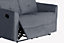 Pablo one seater fabric recliner sofa